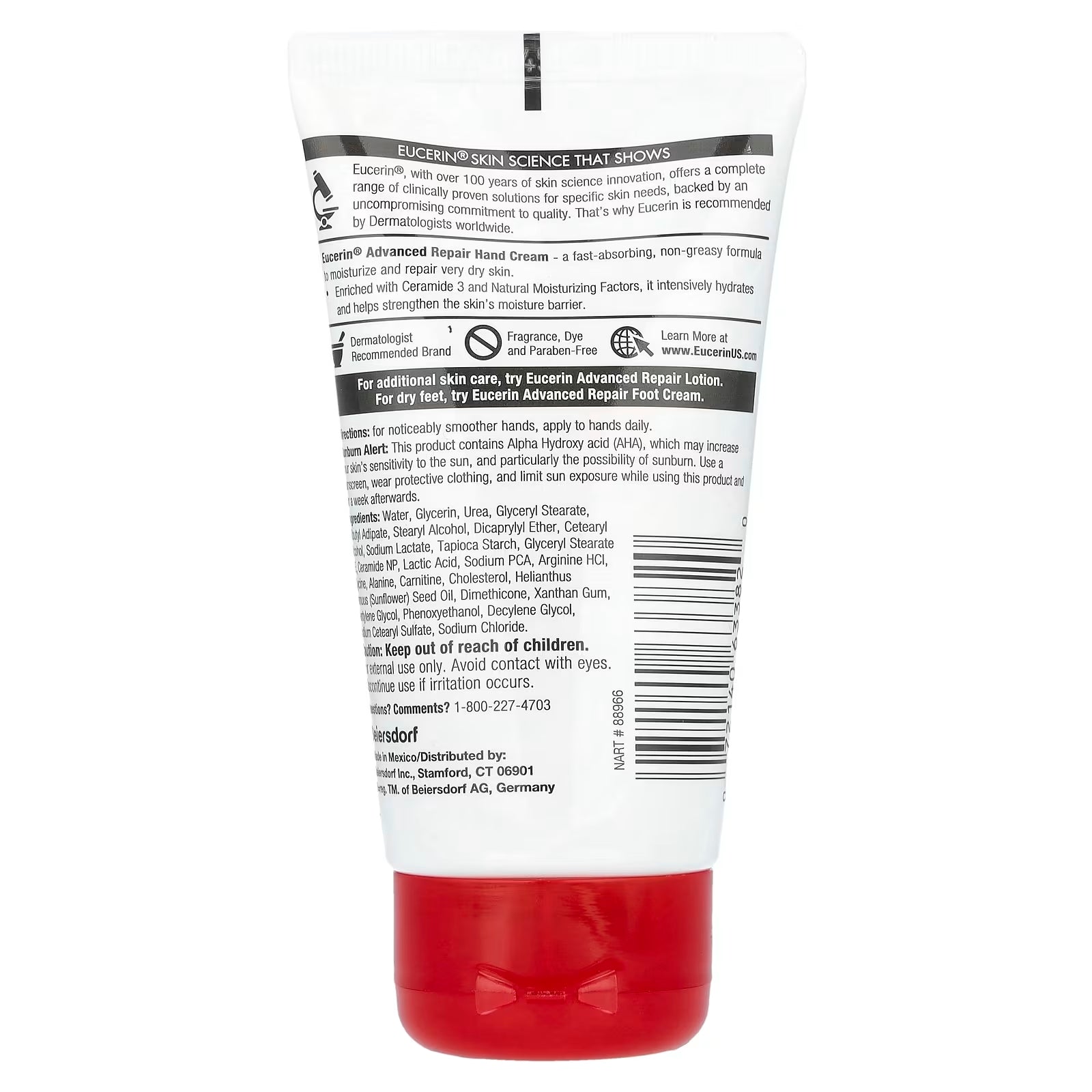 Eucerin Advanced Repair Hand Cream for Very Dry Skin - 78g