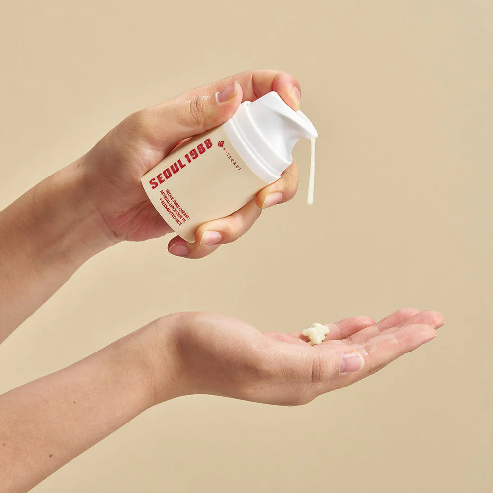 K-Secret Retinol Liposome 2% + Fermented Rice Anti-Wrinkle Brightening Cream - 50ml