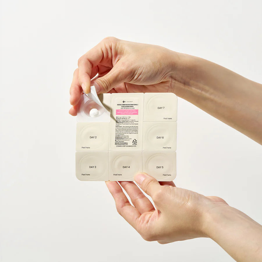 Seoul 1988 Capsules K-Secret 100% Pure Collagen Booster Ball - 7 Capsules