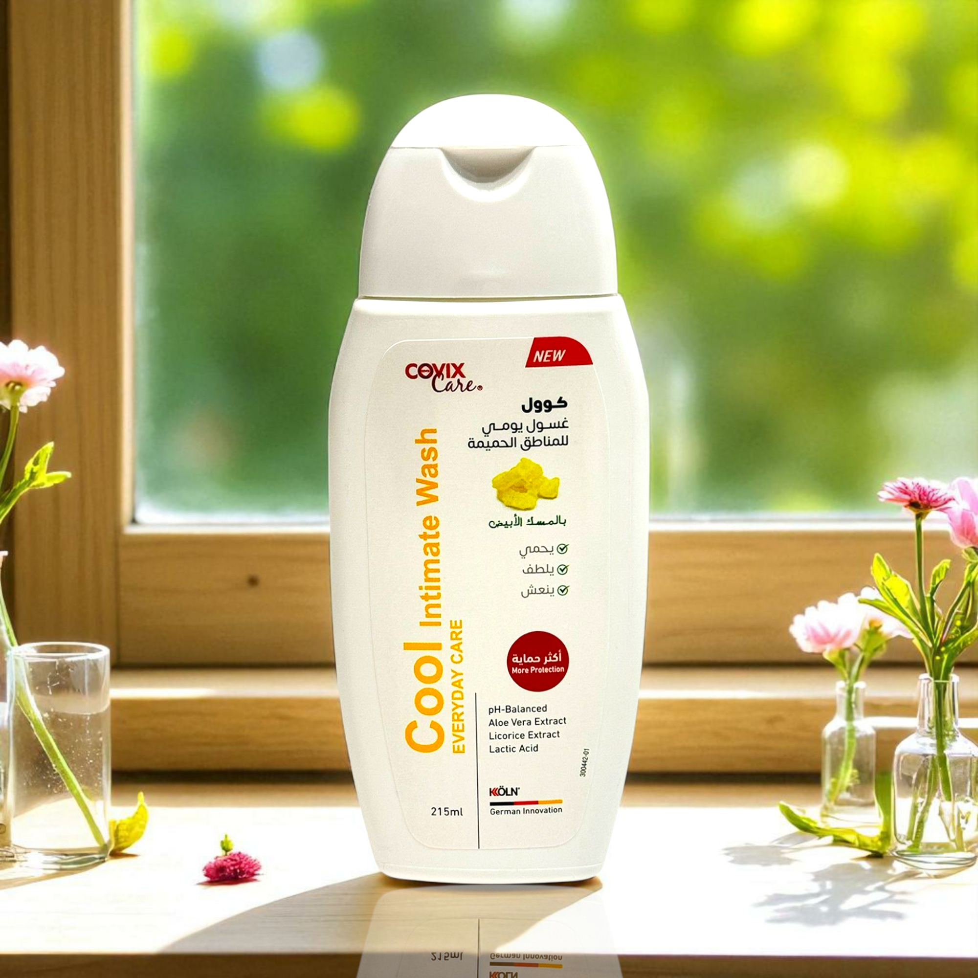 Cofix Cool Daily Intimate Wash with White Musk - 215ml