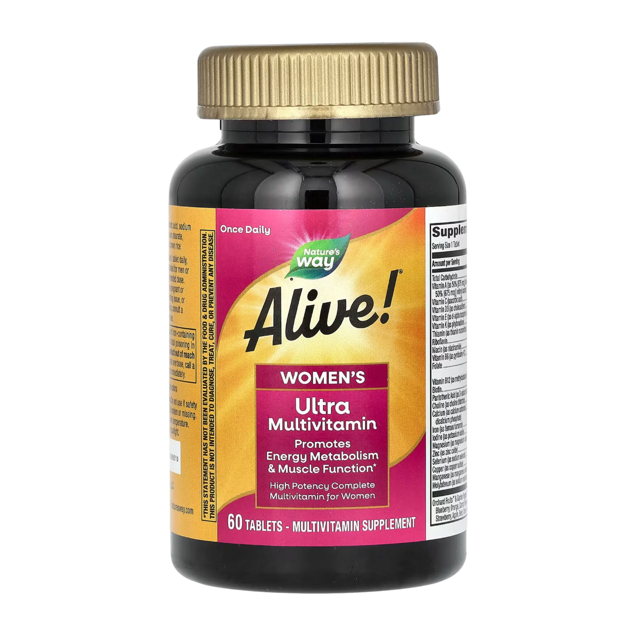 Nature's Way Alive Ultra Women's Multivitamin Supplement - 60 Tablets