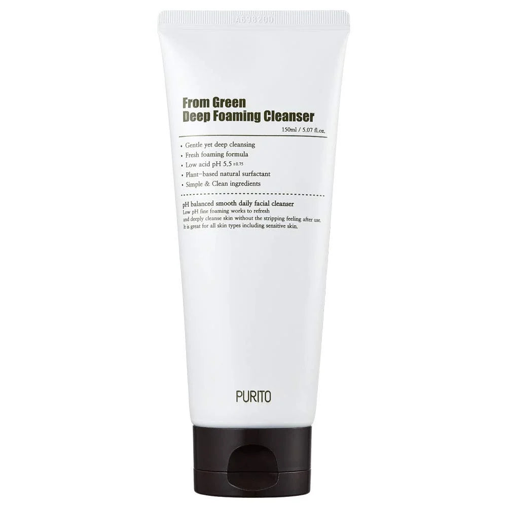 Purito Green Tea Deep Foam Cleanser - 150ml