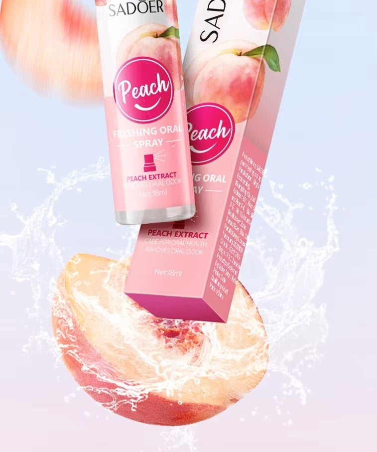 بخاخ الفم المنعش بخلاصة الخوخ من سادور – 18 مل