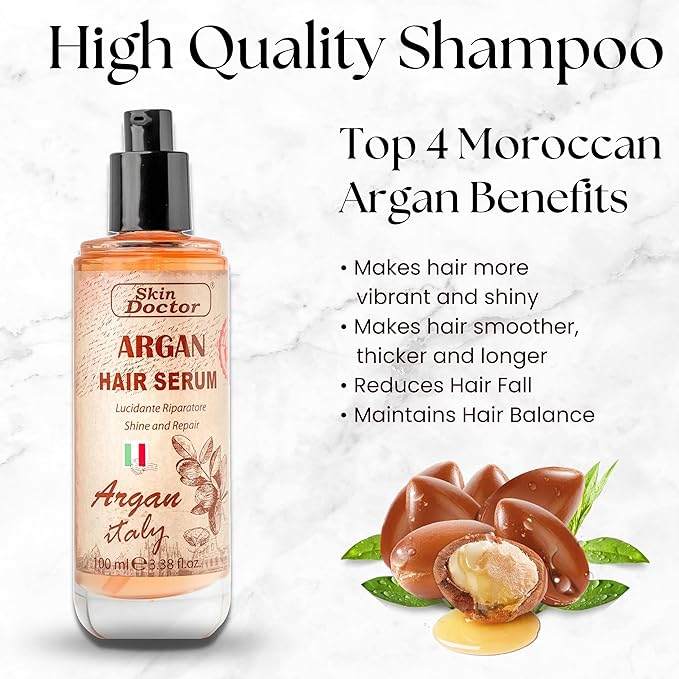 Skin Doctor Argan Oil Nourishing Hair & Scalp Serum - 100ml