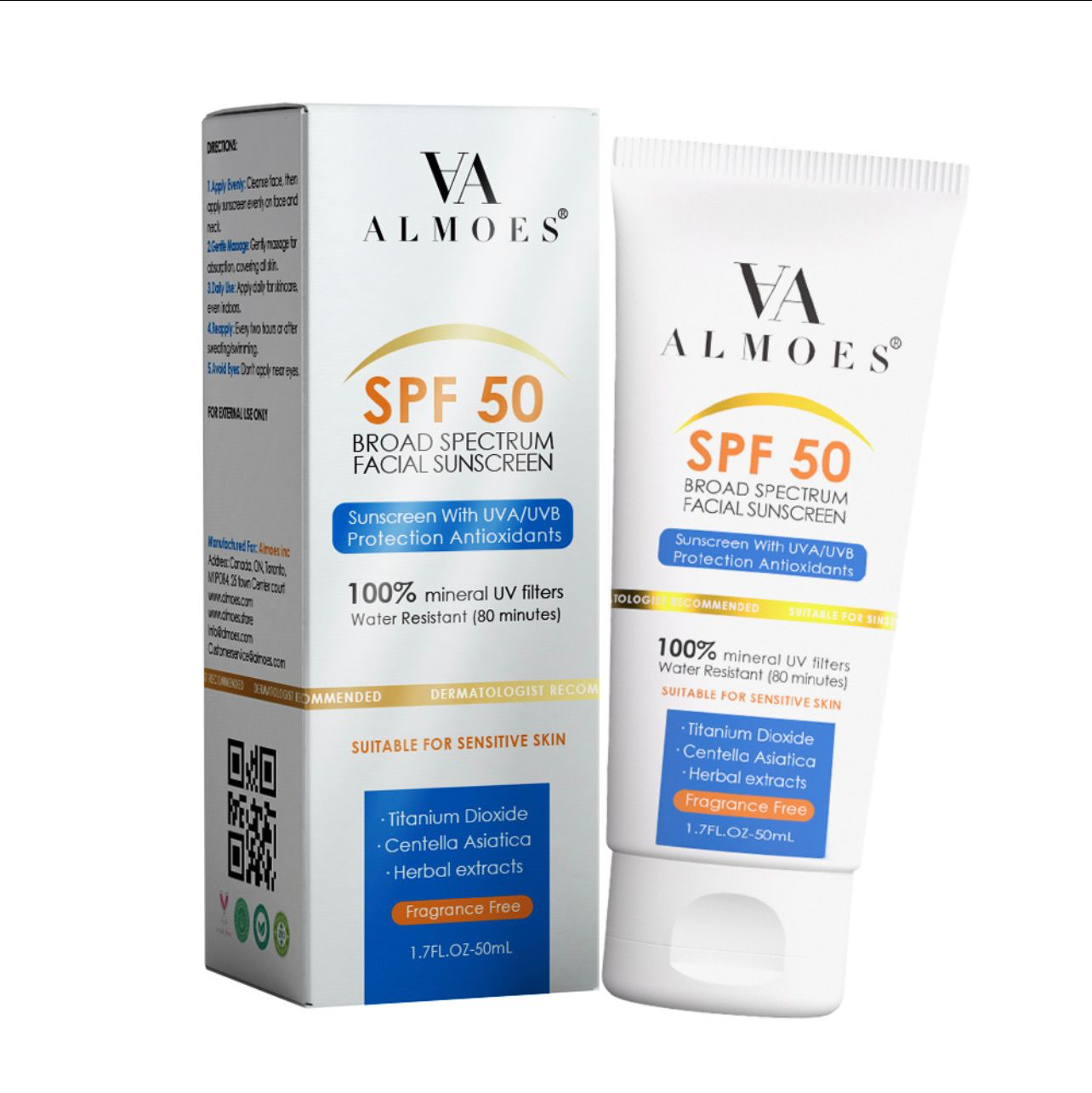 Mousse Broad Spectrum Sunscreen for Sensitive Skin SPF 50