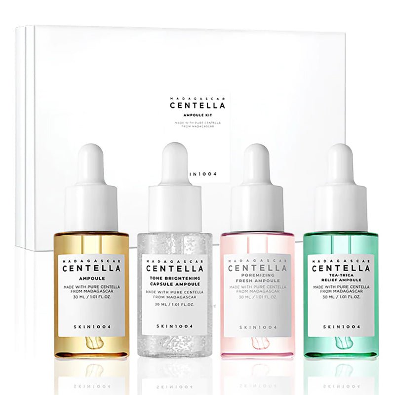مجموعة أمبولات سينتيلا من SKIN1004 عناية شاملة للبشرة - 4قطع
