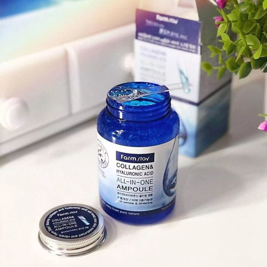 Farm Stay Marine Collagen & Hyaluronic Acid Skin Care Ampoule - 250ml