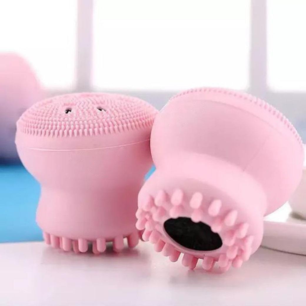 فرشاة سيليكون لتقشير البشرة - اخضر