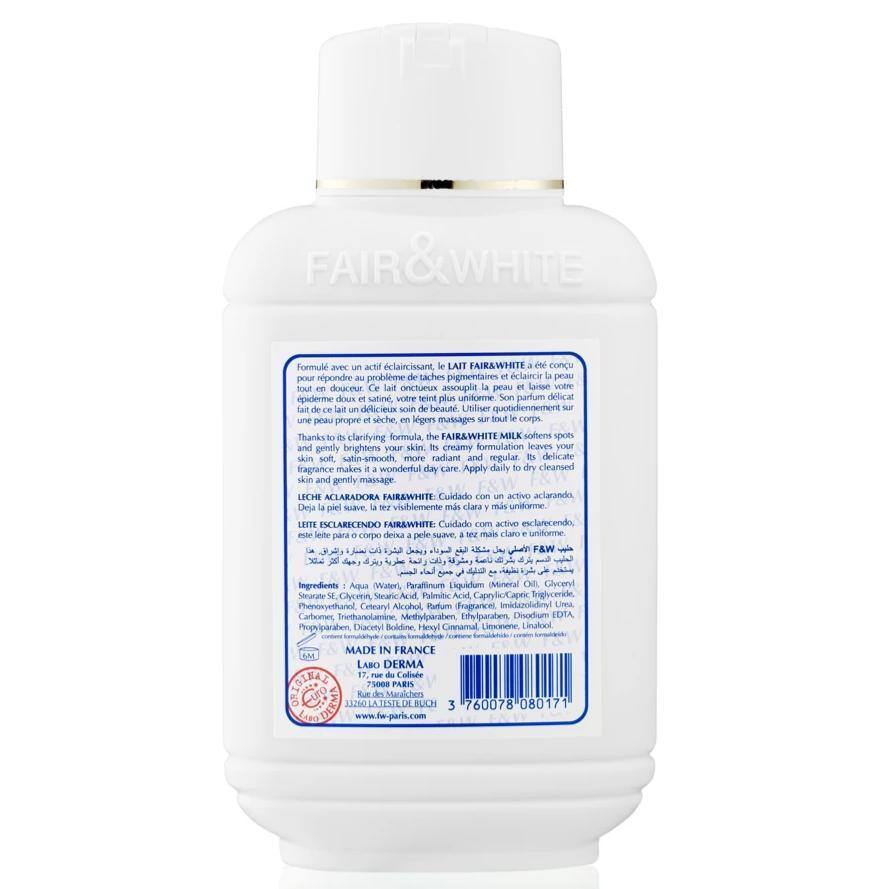 Fair & White Original Milk Body Lotion for Lightening - 485ml