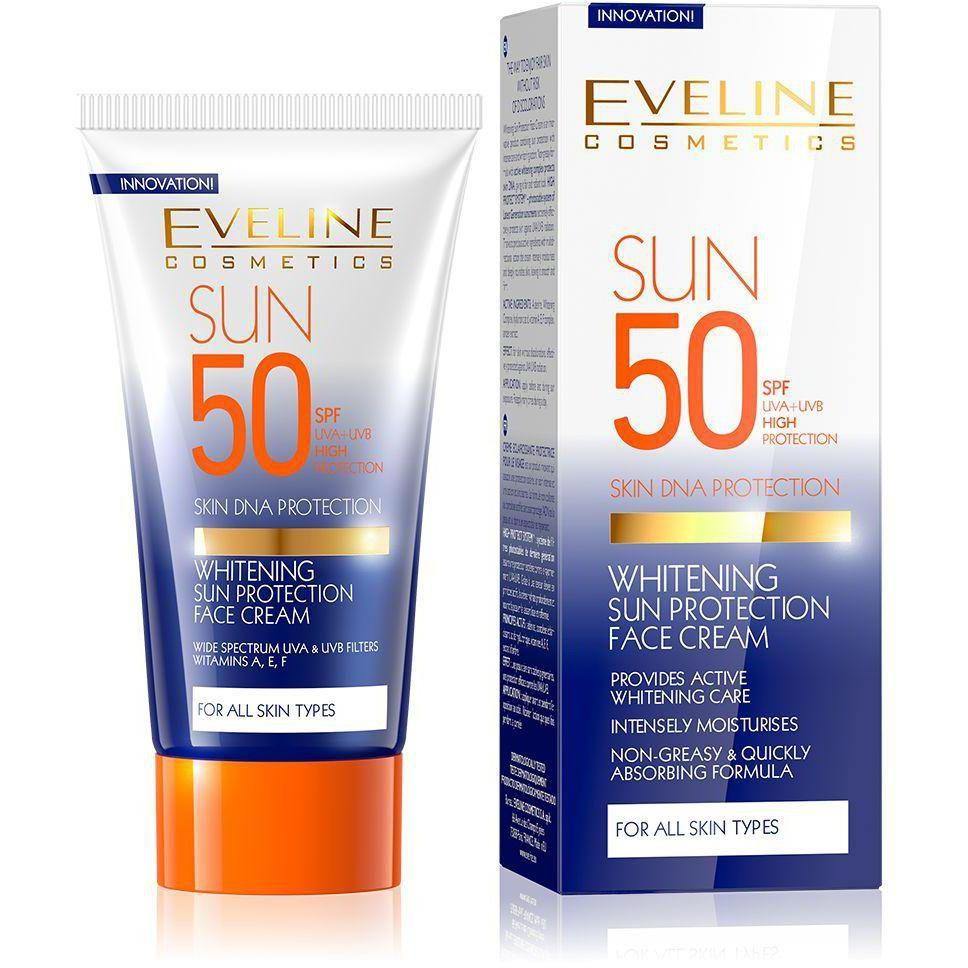 Eveline Sunscreen & Face Whitening Cream - 50ml