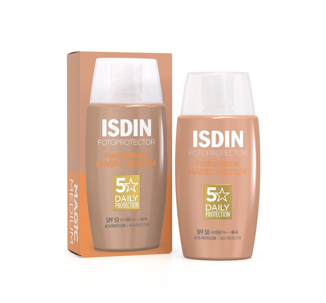 Isdin Photoprotector Magic Water Sunscreen Medium Tint - 50ml