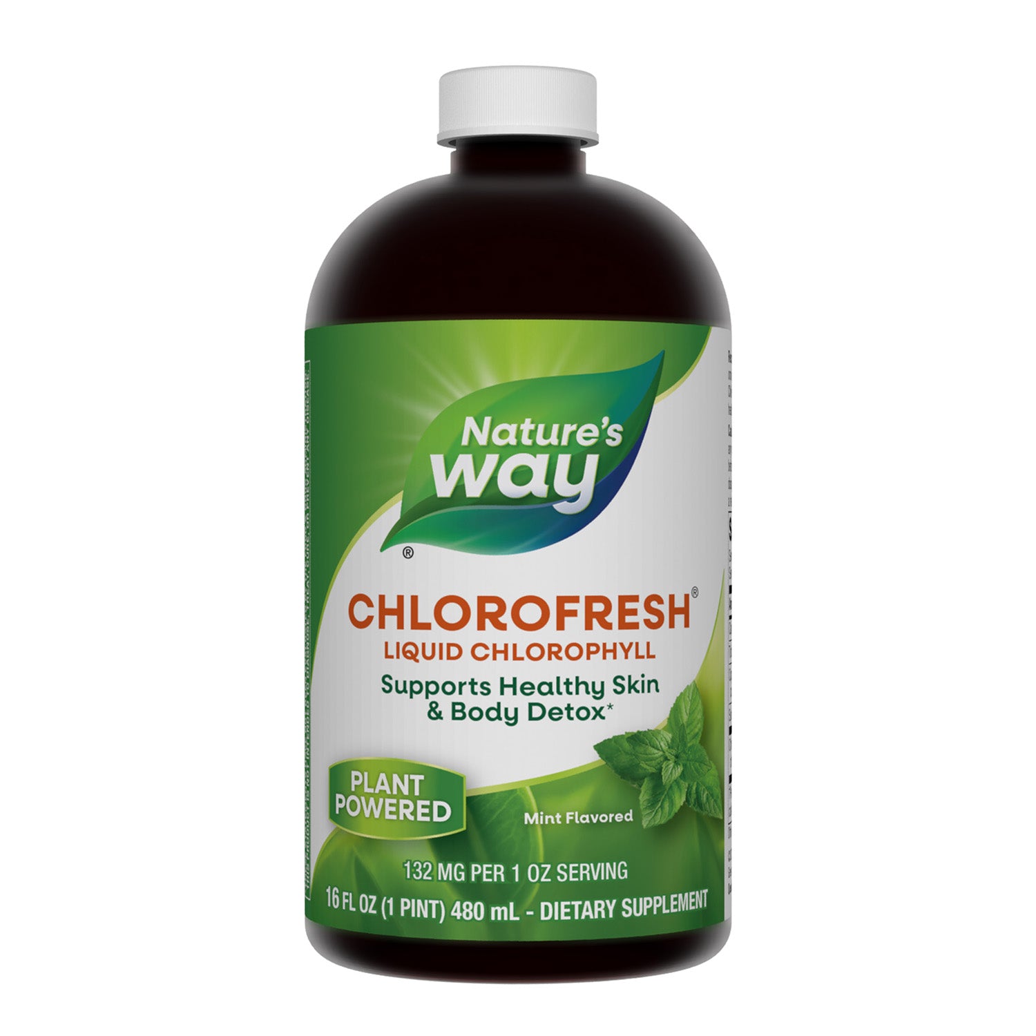 Nature's Way Chlorofresh Liquid Chlorophyll Mint Supplement - 480ml