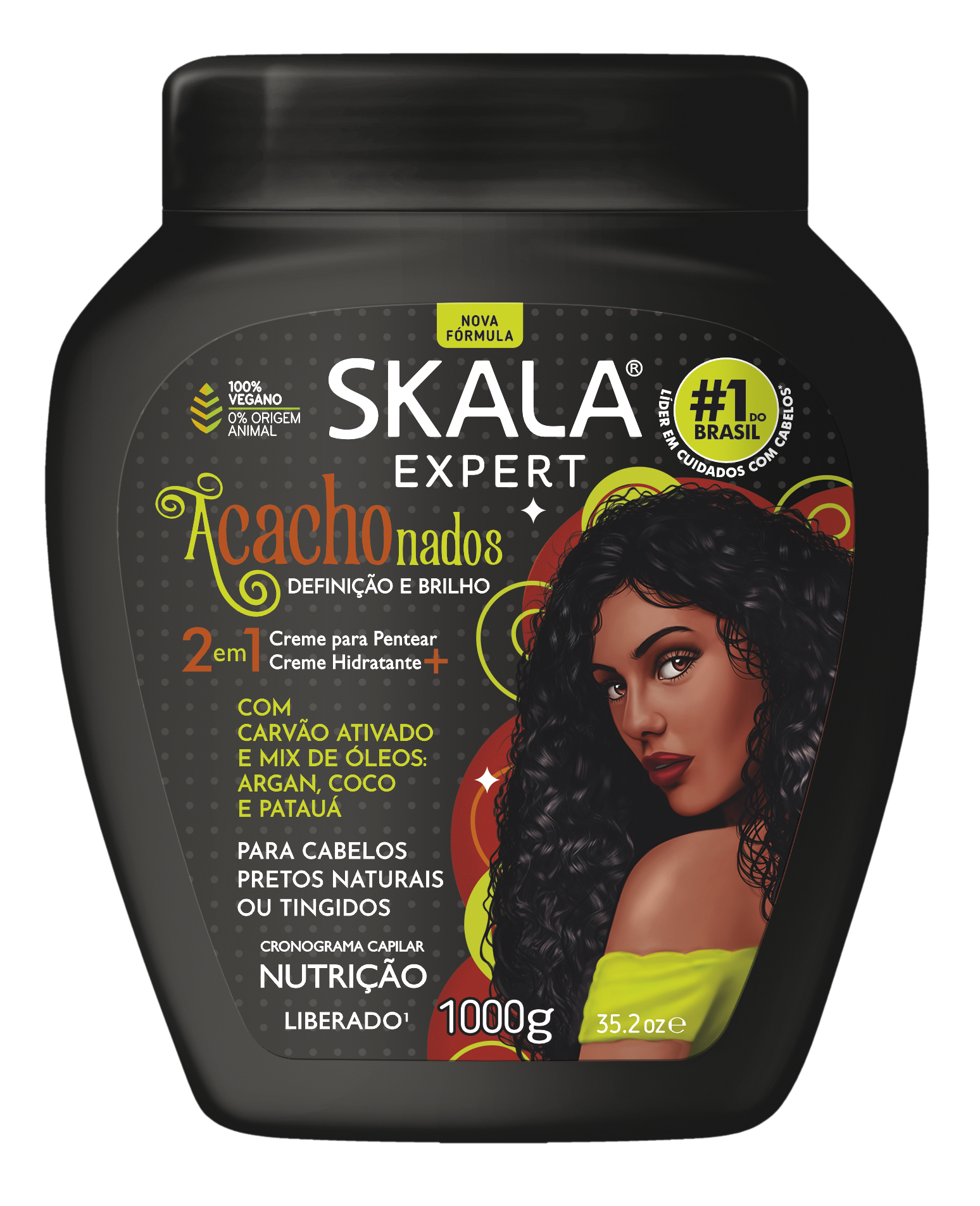 Scala Acachonados 2 in 1 Nourishing and Shine Curly Hair Cream - 1000g