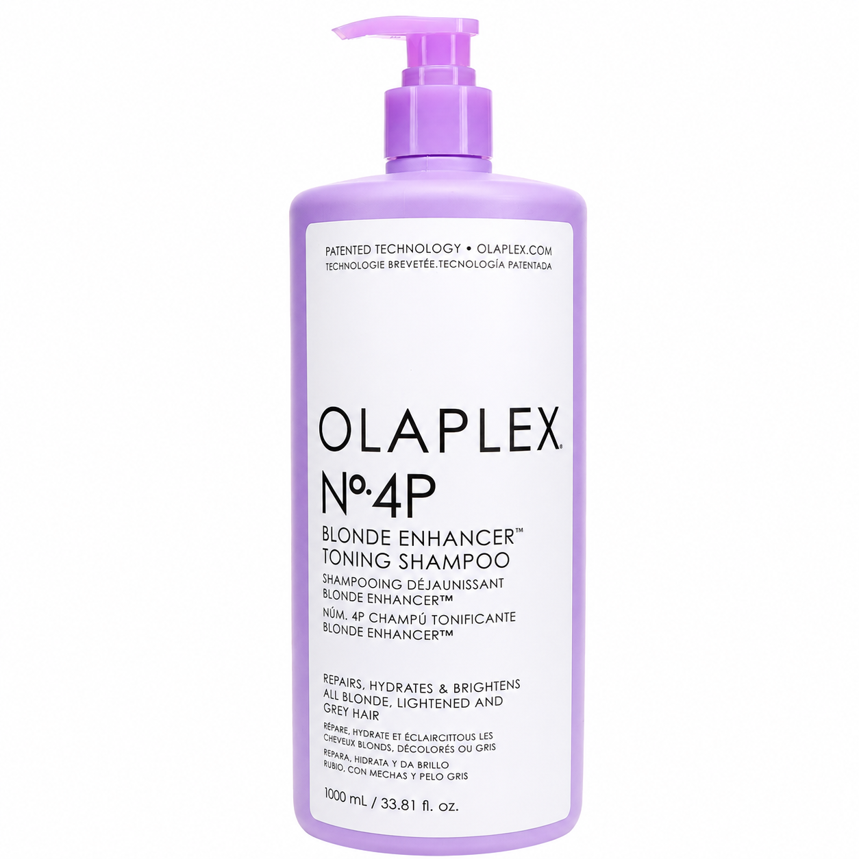 Olaplex No.4p Blonde Enhancer Toning Shampoo – 1000ml