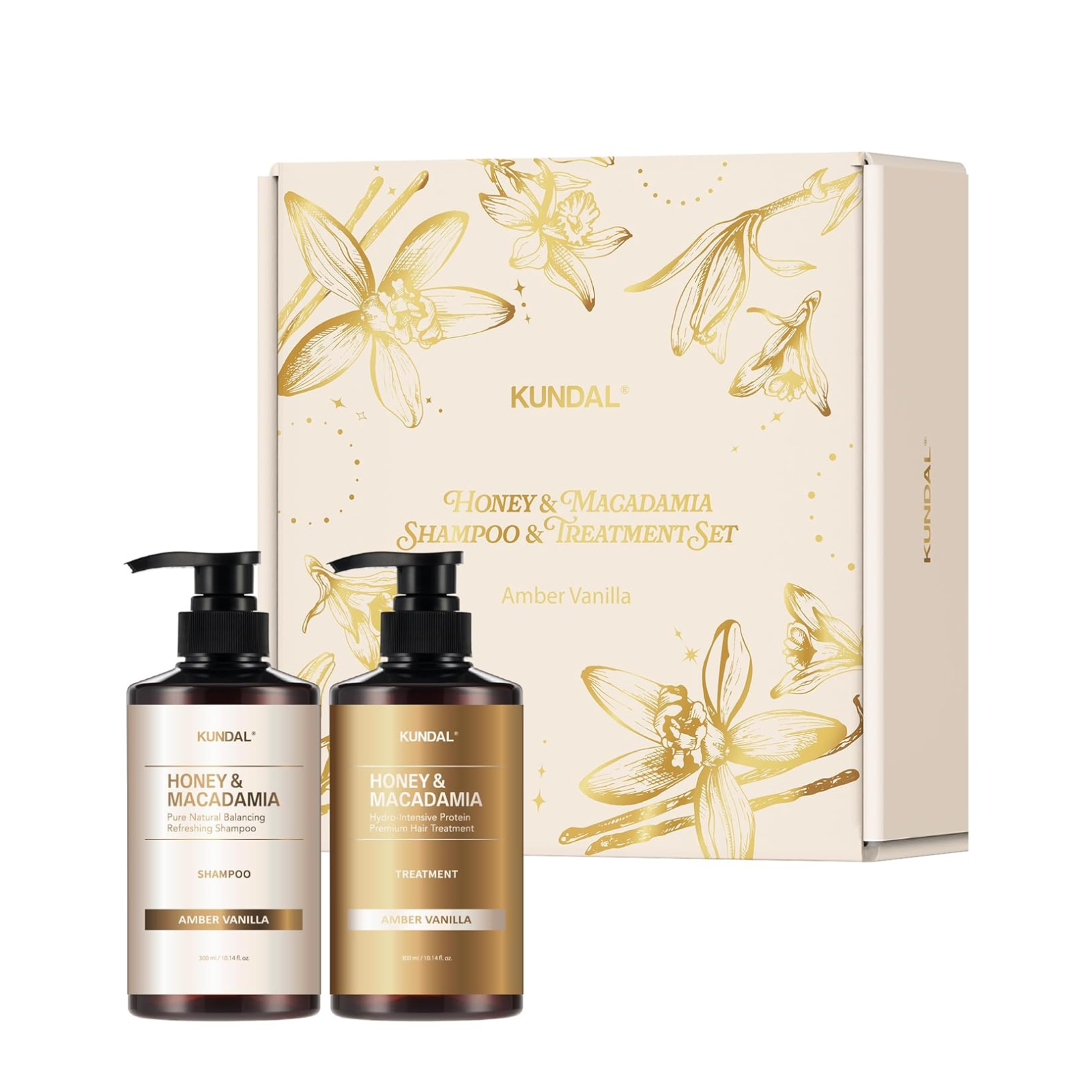 مجموعة كوندال بالعنبر والفانيليا شامبو + بلسم للعناية بالشعر – 2قطع