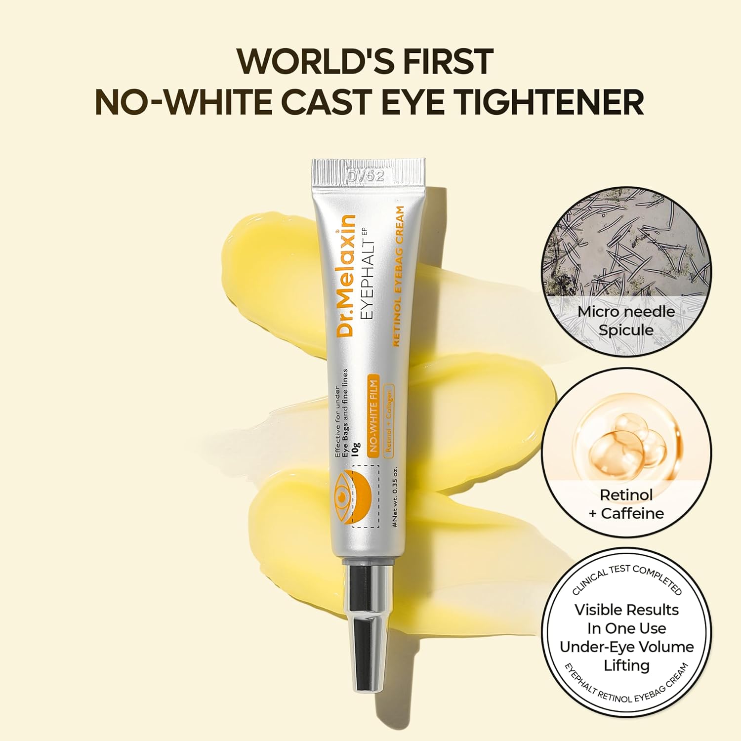 Dr. Melaxin Aivolt Retinol Cream for Under-Eye Puffiness - 10g