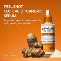 Dr. Melaxin Kojic Acid &amp; Turmeric Facial Exfoliating Serum – 80ml