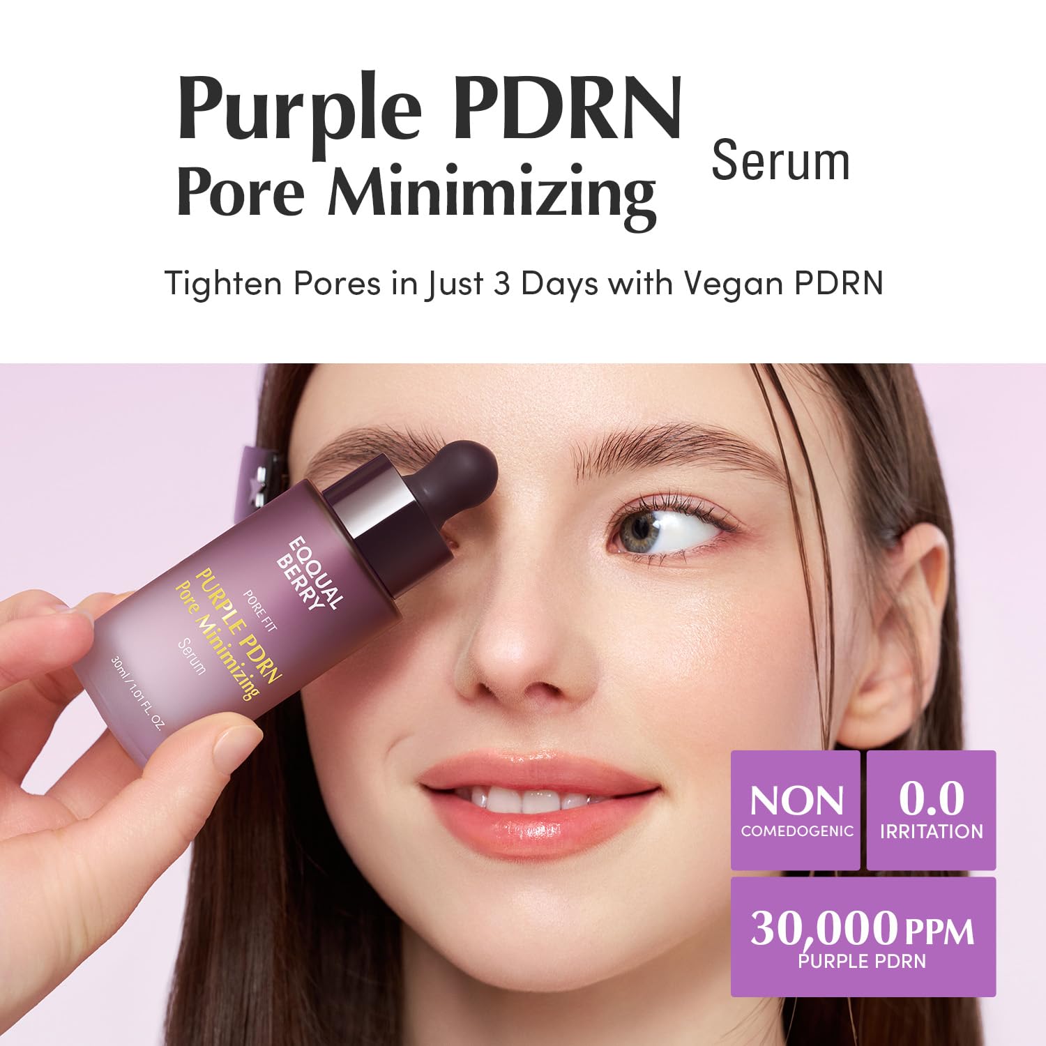 Equalberry PDRN Violet Pore Minimizing &amp; Skin Purifying Serum – 30ml