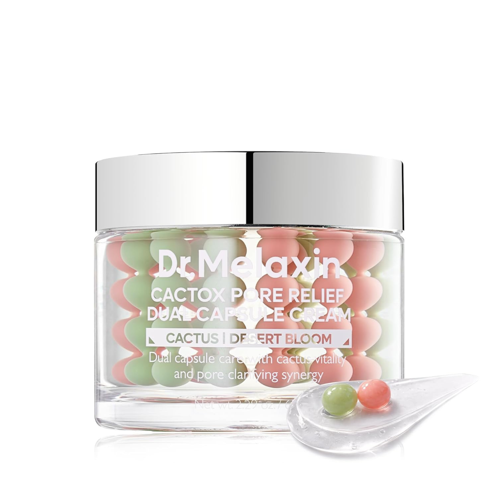 كريم الكبسولات المزدوجة للعناية بالمسام من د. ميلاكسين – 65جم