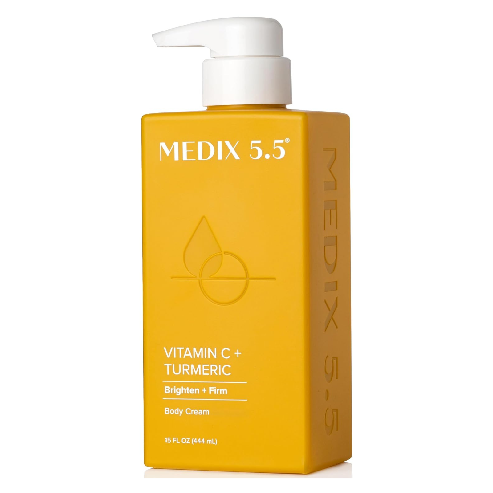 Medix 5.5 Body Cream with Vitamin C and Turmeric for Skin Brightening and Firming – 444ml