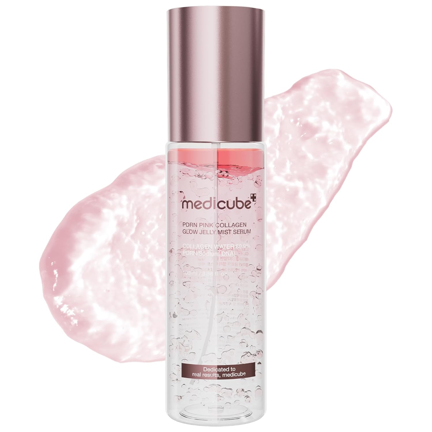 Medicube PDRN Pink Collagen Jelly Spray Serum – 100ml – بيوتي تايم