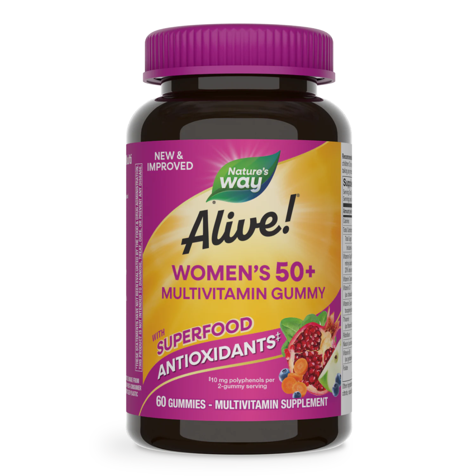Aleve Dietary Supplement for Women Over 50 Multivitamins by Nature's Way - 60 Count