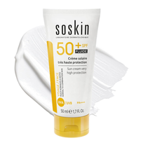 Soskin Fluid Sunscreen Cream with Very High Protection SPF – 50ml