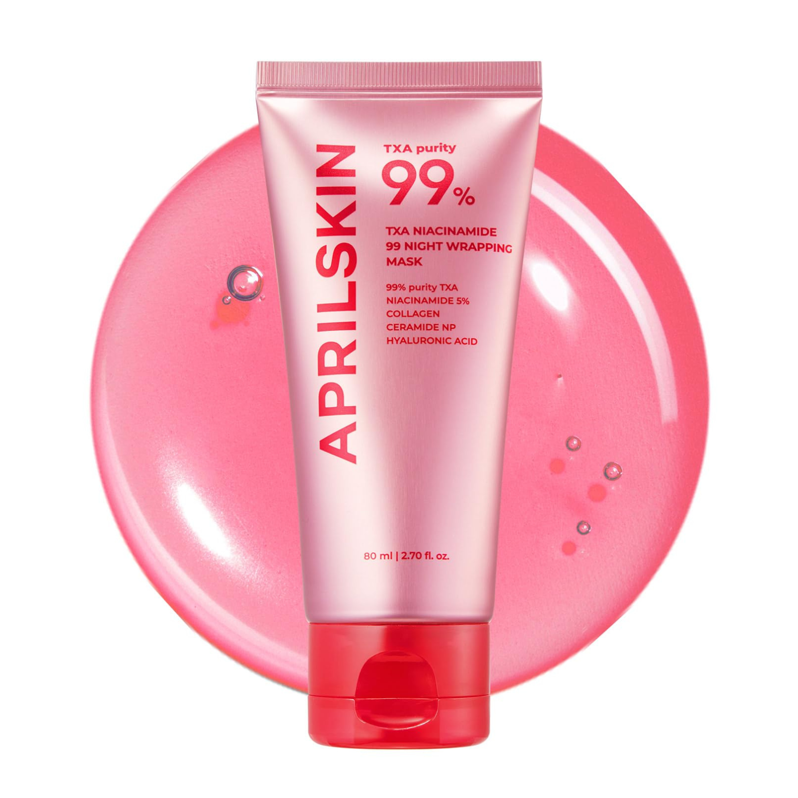 قناع أبريلسكين الليلي المغلف TXA نياسيناميد 99 – 80مل