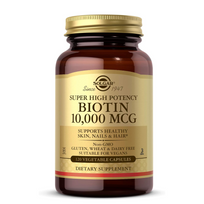 Solgar Super High Potency Biotin 10,000mcg – 120 Capsules
