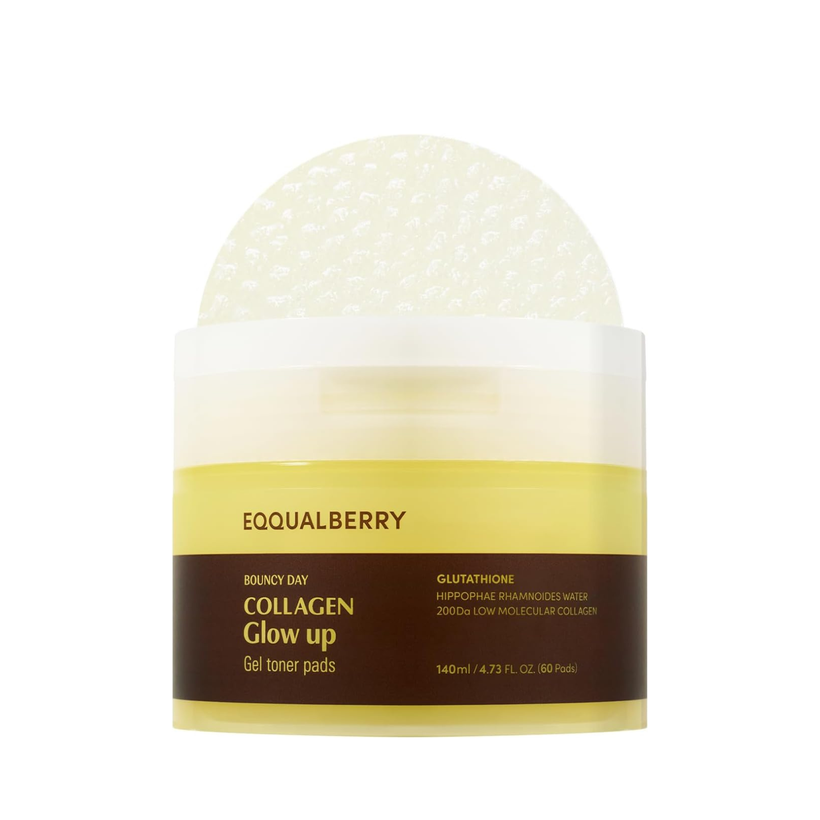 وسادات تونر جل الكولاجين لتفتيح البشرة من إيكوالبيري – 60وسادة