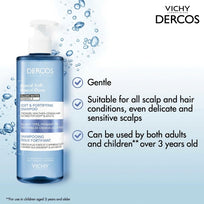 Vichy Dercos Mineral Soft & Fortifying Shampoo – 400ml