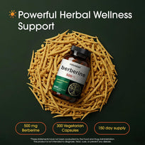 NatureBell Berberine 500mg per Serving – 300Capsules