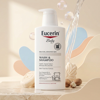 Eucerin Baby Wash and Shampoo 2in1 Tear Free Formula – 400ml