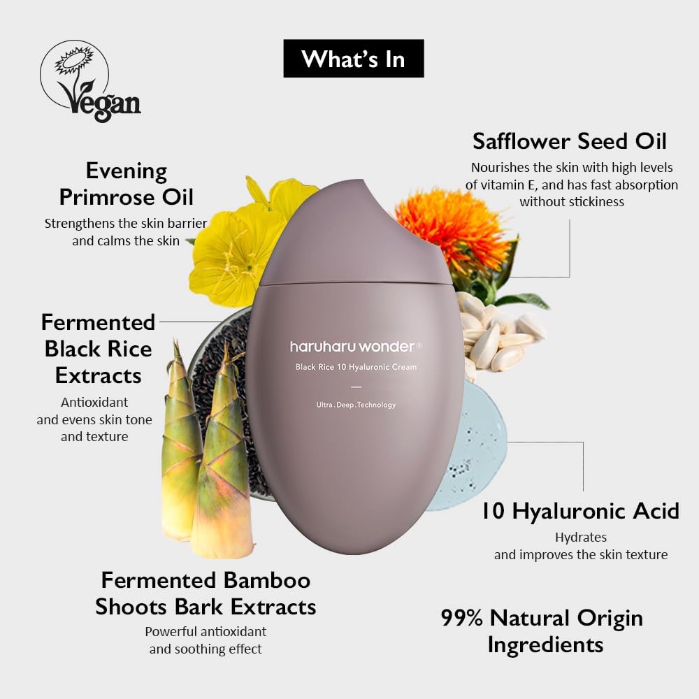 Haruharu Wonder Black Rice Hyaluronic Cream – 50ml