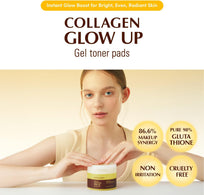 Ecoberry Collagen Brightening Gel Toner Pads – 60 Pads