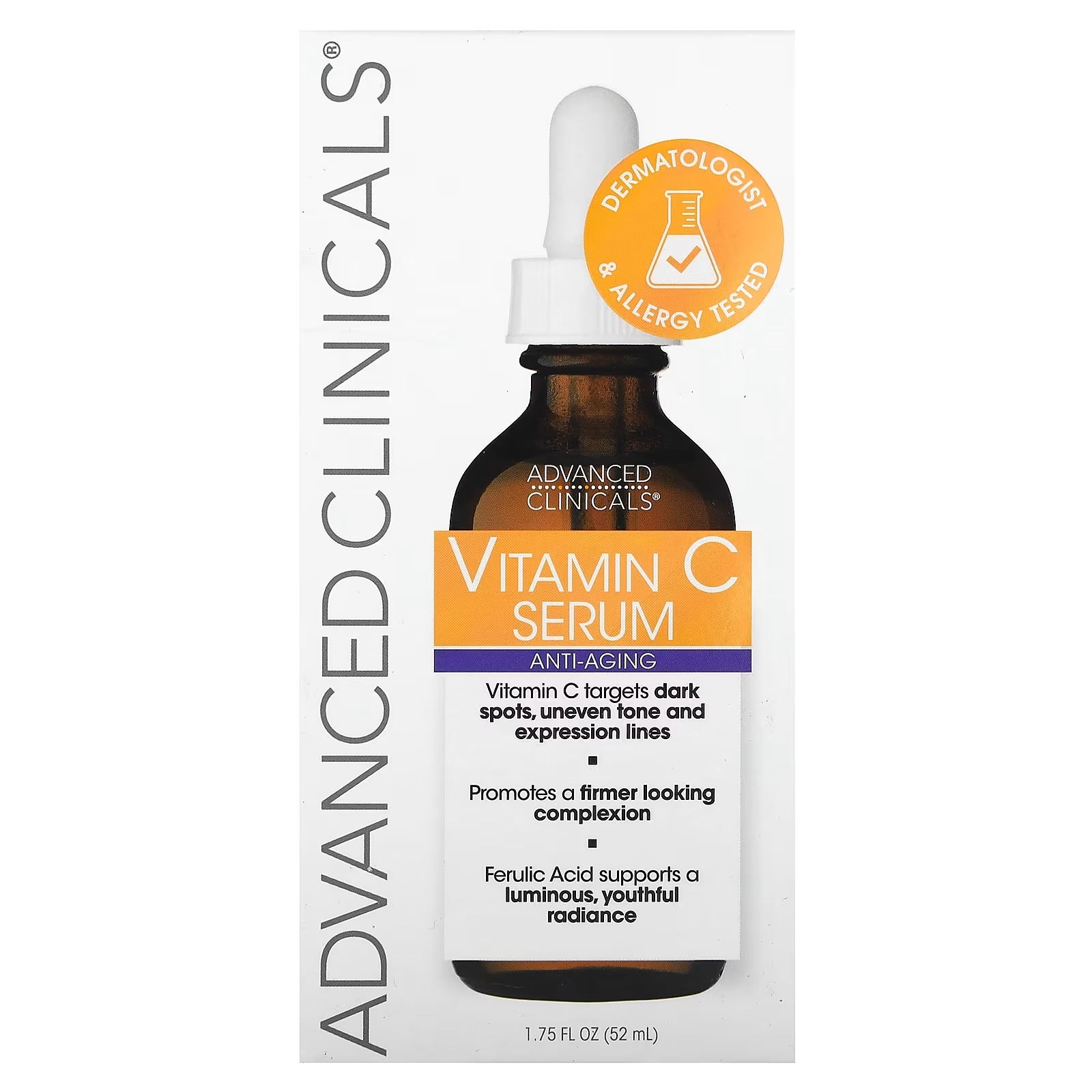 Advanced Clinicals Vitamin C Brightening Anti-Aging Serum - 52ml
