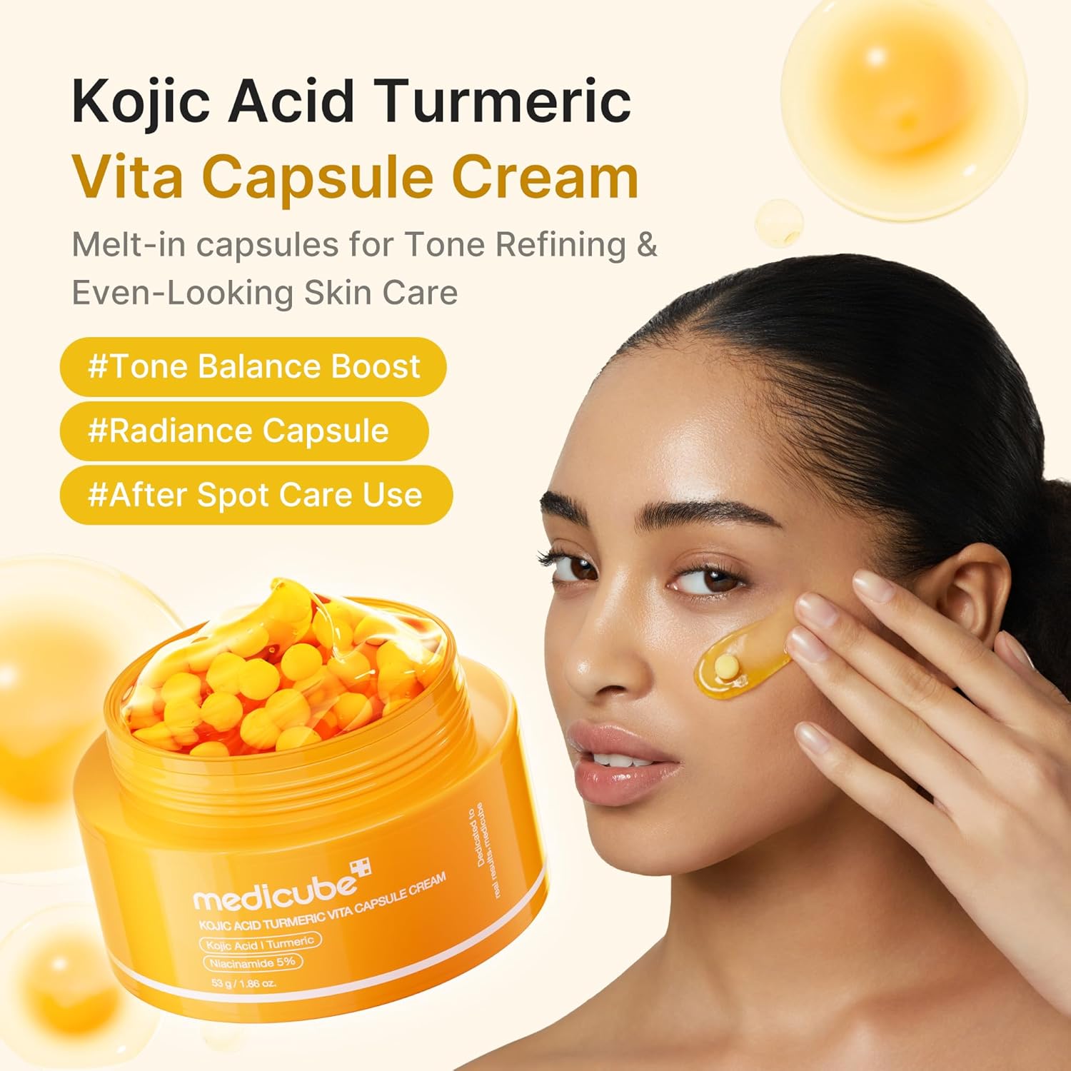 Medicube Kojic Acid Turmeric Vita Capsule Cream – 53g