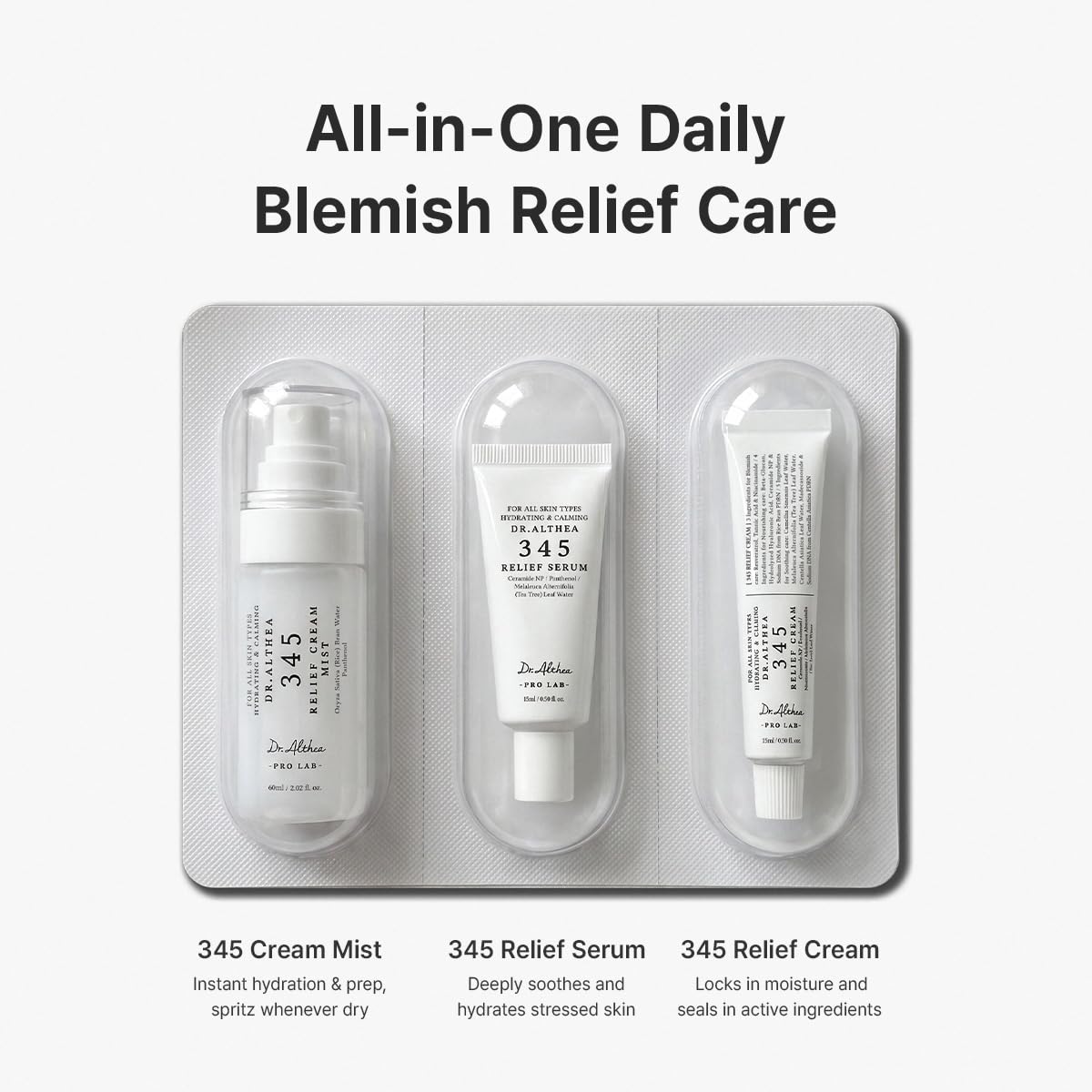 Dr. Althea 345 Travel Set – 3Pieces – بيوتي تايم