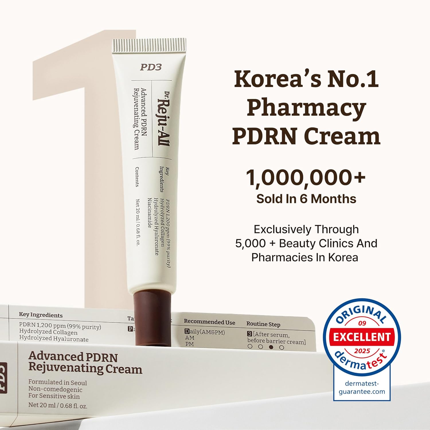 Dr. Reju-All Advanced PDRN Rejuvenating Cream 20ml – بيوتي تايم