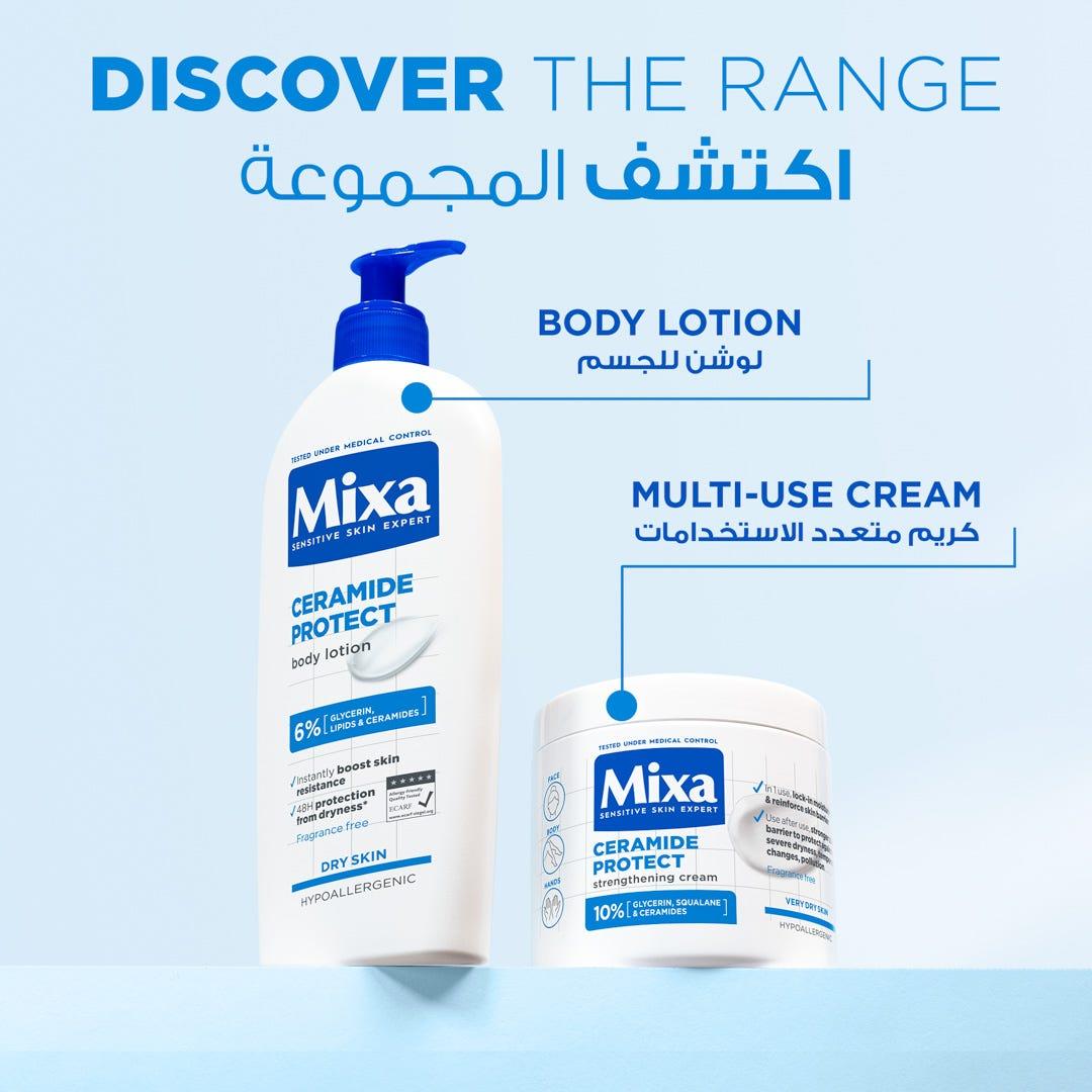 Mixa Ceramide Protect Moisturizing Body Lotion for Dry, Sensitive