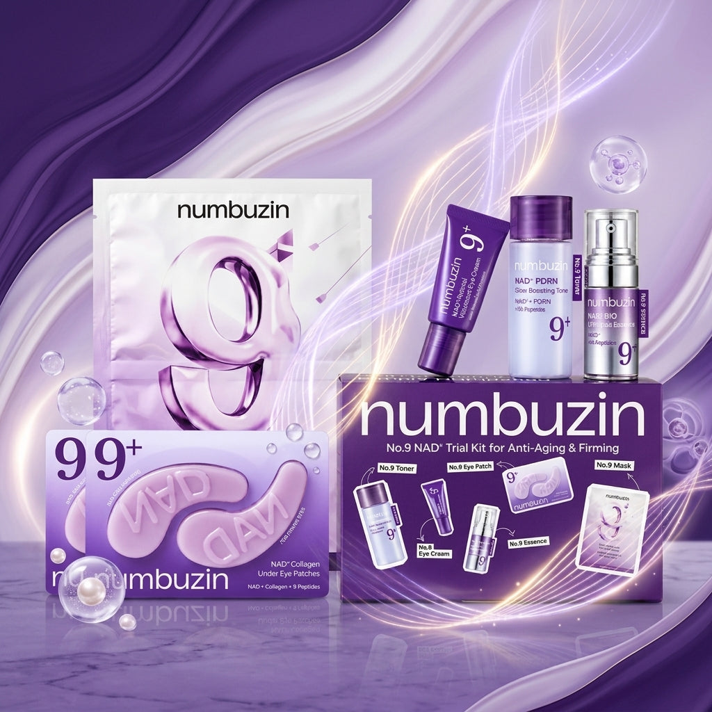 Numbuzin No.9 NAD+ Trial Kit for Anti-Aging & Firming – 5Pieces
