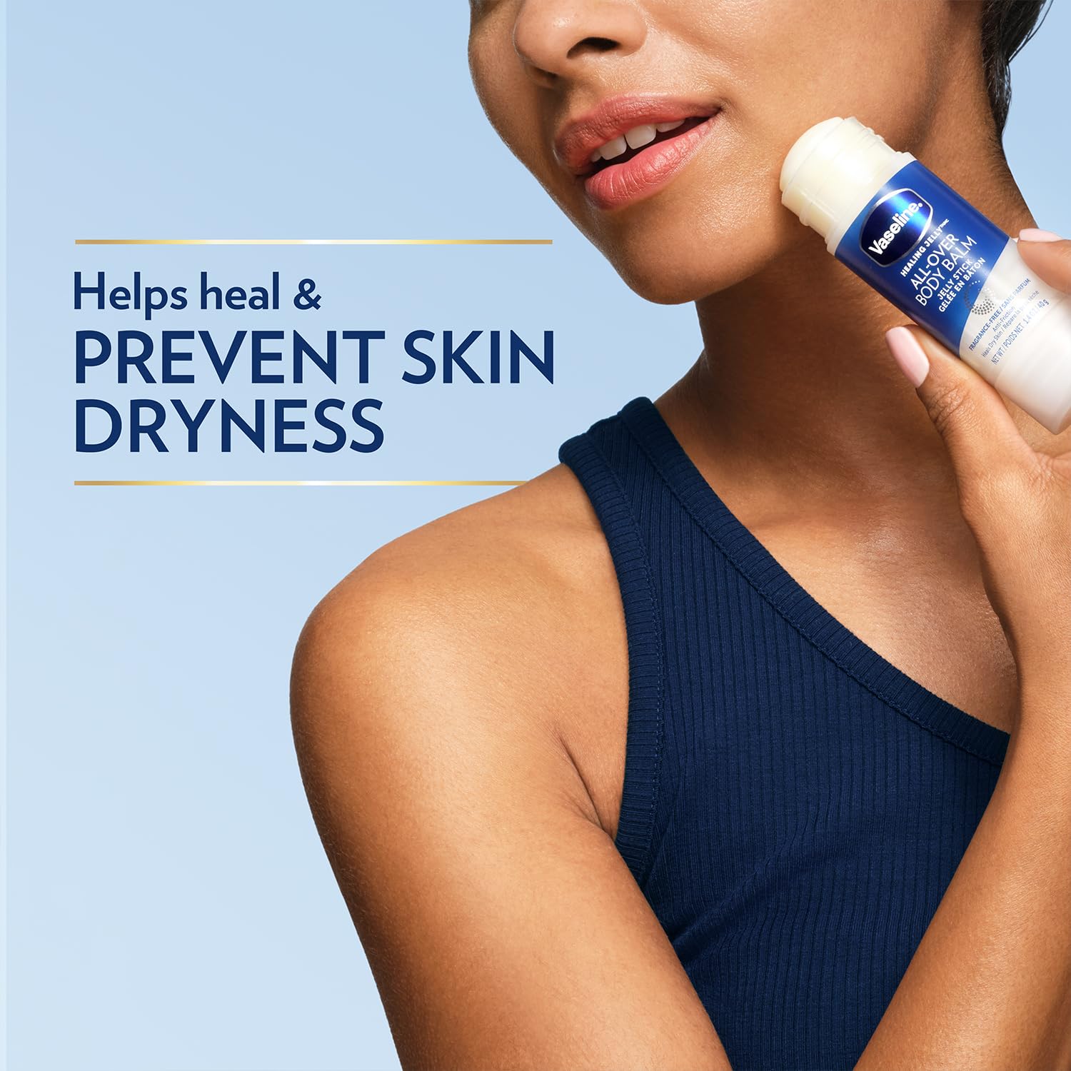 Vaseline Moisturizing Body Balm Jelly Stick Unscented – 40g