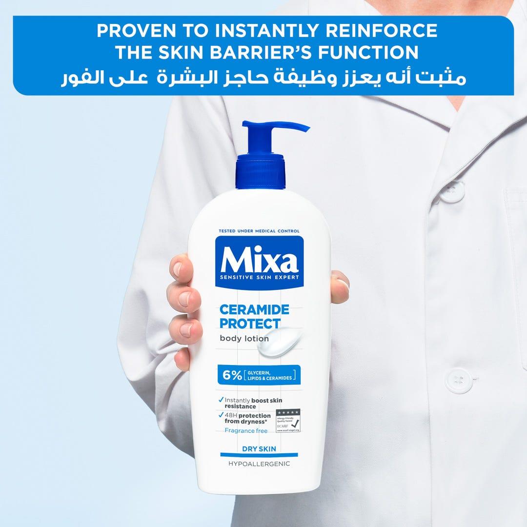 Mixa Ceramide Protect Moisturizing Body Lotion for Dry, Sensitive