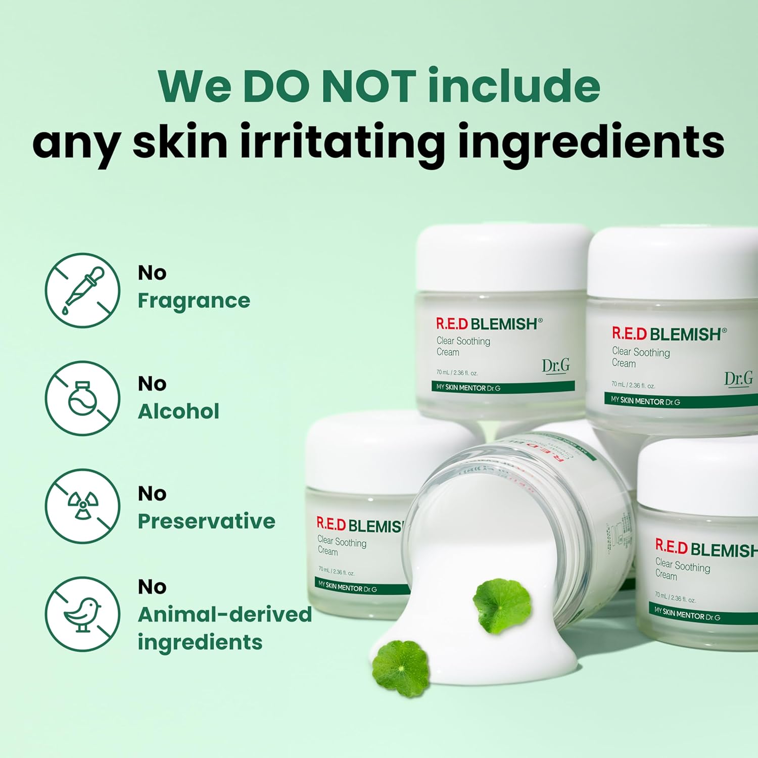 Dr.G R.E.D Blemish Clear Soothing Cream – 70 ml – بيوتي تايم
