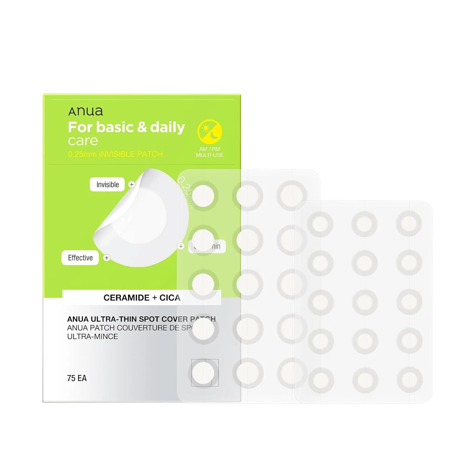 Anwa Ultra Thin Patches for Covering Blemishes and Spots – 75 Pieces