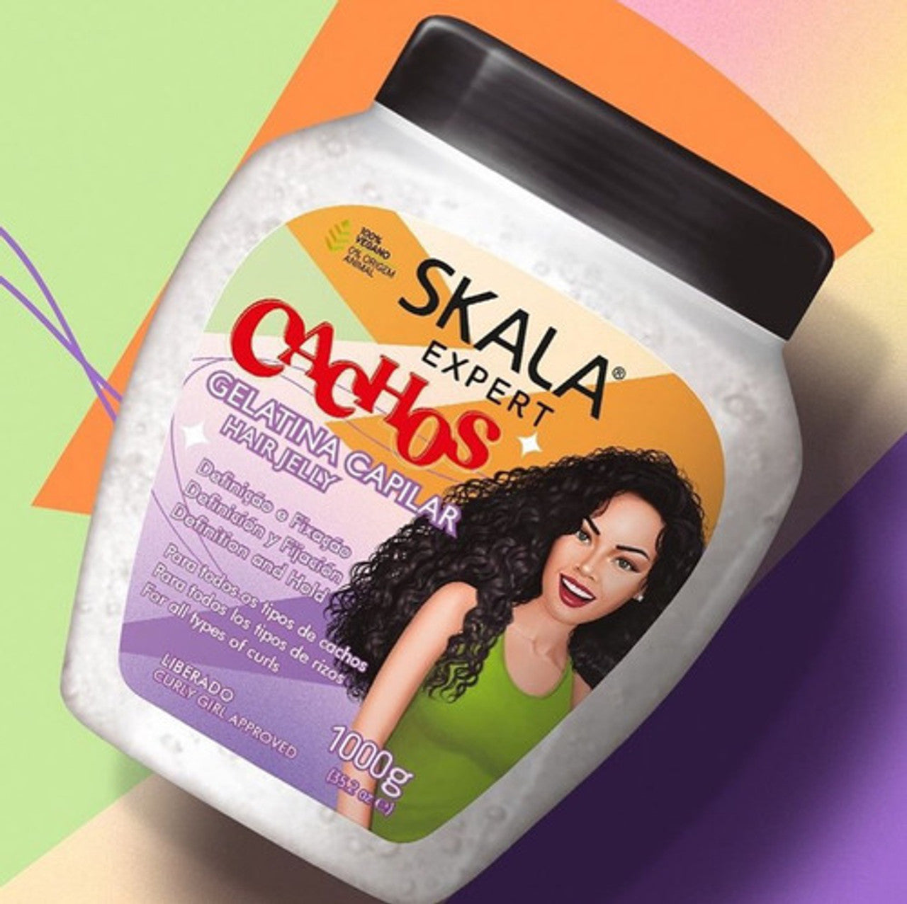 Scala Cashos Gelatin Hair Curl Setting and Defining Gel – 1000g