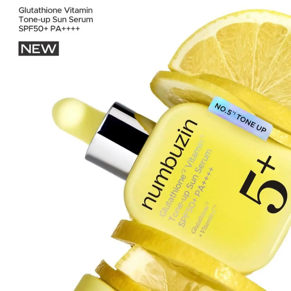 No.5+ Glutathione Vitamin Tone-up Sun Serum