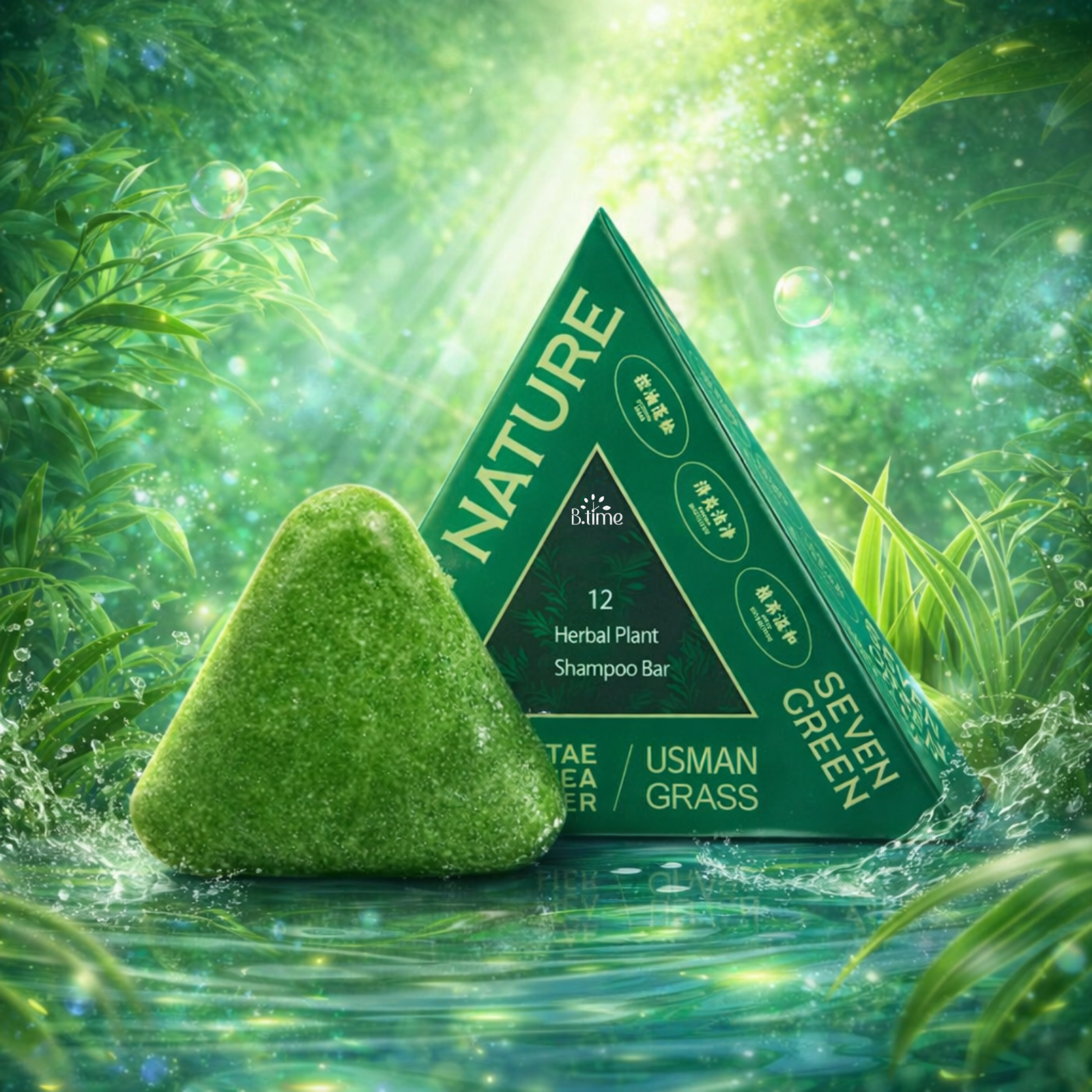 Seven Green Nature Original Herbal Hair Care Soap – بيوتي تايم Seven Green Nature Original Herbal Hair Care Soap – بيوتي تايم