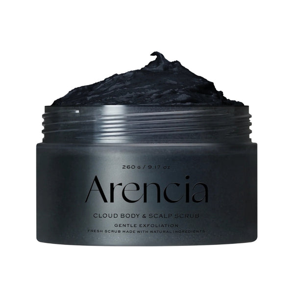 Arincia Black Tea &amp; Yuzu Body &amp; Scalp Scrub - 260g