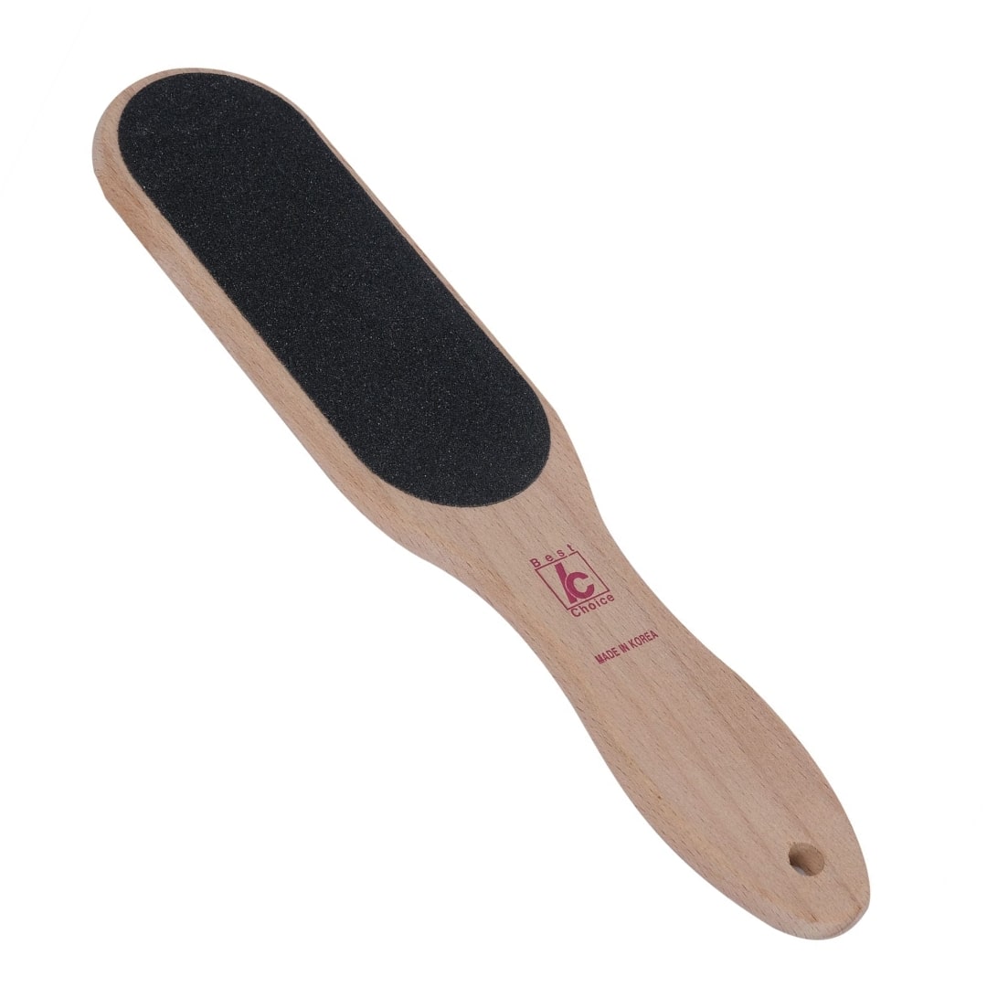 Double wooden foot file